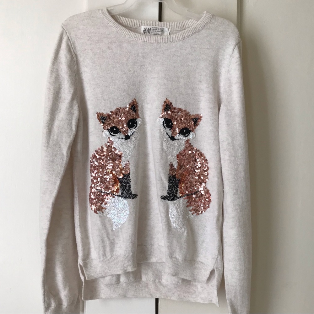H&M fox sweater 🦊🦊